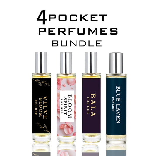 4 POCKET PERFUMES BUNDLE 15 ML by fragume
