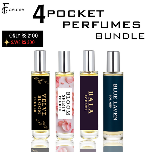 4 POCKET PERFUMES BUNDLE 15 ML